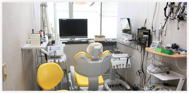 最新の医療機器を取りそろえた診療設備です。